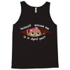 April Peeking Out Baby Girl Tank Top