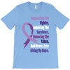 supporting the fighter, admiring the survivors, honoring the taken T-Shirt