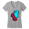radical ghost Women's V-Neck T-Shirt