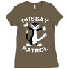 pussay patrol Ladies Fitted T-Shirt