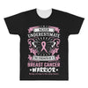 Never Underestimate The Strength Of A Breast Cancer Warrior All Over Men's T-shirt