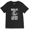 Back Off I Have A Crazy Grandpa And I am not Afraid To Use Him V-Neck Tee