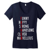 meanings of father Women's V-Neck T-Shirt