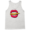 bullet in mouth Tank Top