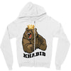 bear khabib Zipper Hoodie