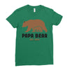 Papa Bear Ladies Fitted T-Shirt