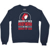 american by birth redhead by the grace of god Crewneck Sweatshirt