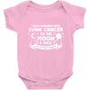 I Love Someone with Lung Cancer to The Moon and Back to Infinity Baby Bodysuit