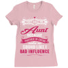 They Call Me Aunt Partner in Crime Ladies Fitted T-Shirt