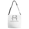 nevertheless, she purrsisted Adjustable Strap Totes
