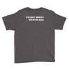 i'm not short i'm fun sized, funny Youth Tee