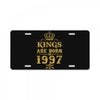 kings are born in 1997 License Plate