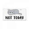Cat Says Not Today License Plate