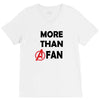 Avengers More Than A Fan V-Neck Tee