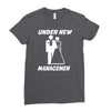 under new management funny Ladies Fitted T-Shirt