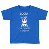 look i've created a unicorn Toddler T-shirt
