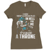 i know there a special place in hell for me Ladies Fitted T-Shirt