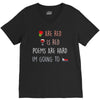 are red is red V-Neck Tee