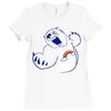 scarebear Ladies Fitted T-Shirt