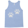 dog paws set of 2 Tank Top