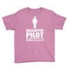 helicopter pilot in training Youth Tee