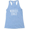 workout junkie Racerback Tank