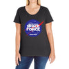 us space force Ladies Curvy T-Shirt