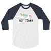 Unicorn Says Not Today 3/4 Sleeve Shirt