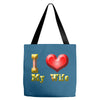 i heart my wife Tote Bags