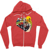 super fighting kart Zipper Hoodie