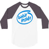 baby inside 3/4 Sleeve Shirt