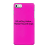 funny t shirt official dog walker. iPhone 7 Case