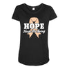Hope Keeps Me Going Maternity Scoop Neck T-shirt
