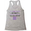 i crochet so i don't choke people save a life, send yarn Racerback Tank