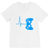 game heart beat V-Neck Tee