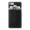 born to shoot  photograpy camera geek iPhone 7 Case
