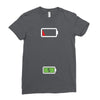 Mommy Dead Battery Ladies Fitted T-Shirt