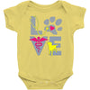 love teal best trending Baby Bodysuit