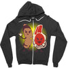 good cop bad chop Zipper Hoodie
