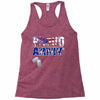 proud army dad 3 Racerback Tank