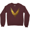 the fly bird   maverick jake paul   gold Crewneck Sweatshirt