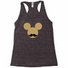 mickey mouse moustache Racerback Tank