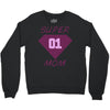 super mom 01 Crewneck Sweatshirt