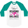 Reading Yoga Wine Balance 3/4 Sleeve Shirt