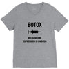 botox expression V-Neck Tee