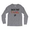 back that fang up Long Sleeve Shirts