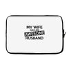awesome husband Laptop sleeve