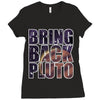 bring back pluto Ladies Fitted T-Shirt