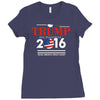 trump 2016 presidential Ladies Fitted T-Shirt