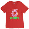 donut worry V-Neck Tee